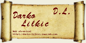 Darko Lilkić vizit kartica